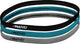 Avento sporthaarband elastiek - 3 stuks - blauw zwart grijs - antislip