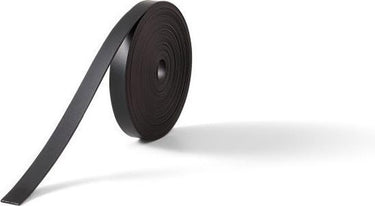Nobo nob zelfklevende magneetband verdeeltape op rol voor whiteboard - 10meter en 1cm breed - wit - 1 stuk