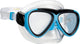 Waimea duikbril - kinderen - blauw zwart - lens gehard glas