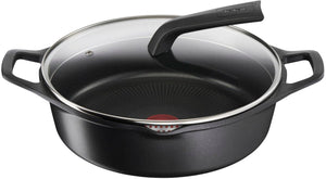 Tefal robusto - braadpan - ø28 cm - inclusief deksel - inductie - duurzaam
