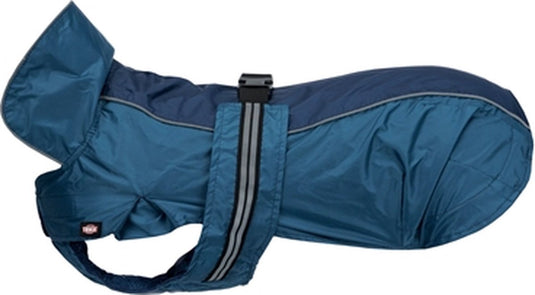 Trixie hondenregenjas rouen blauw maat - 30cm