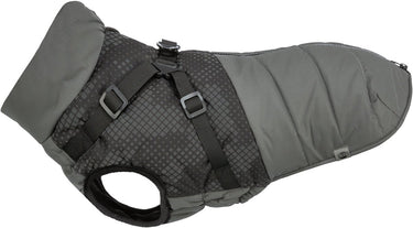 Trixie hondenjas reflect grijs 30cm - warme fleecevoering - reflecterend polyester, makkelijk aantrekken