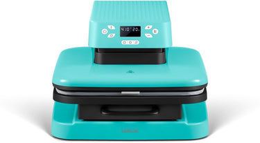 Loklik - auto heat press machine voor het personaliseren van tshirts, sweater, dekens, handdoeken, draagtassen, zakken en ander textiel - hittepers voor sublimatie met vinyl - blauw