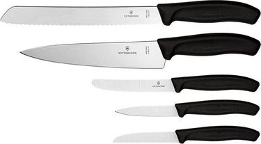 Victorinox keukenset messenset - 5-delig - rvs lemmet - kunststof heft