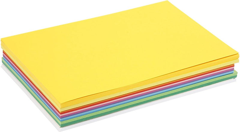 Load image into Gallery viewer, Colortime verschillende kleuren karton 180 grams - a4 karton - hobbykarton - stevig papier - knutselpapier knutselkarton - lente kleuren - 21x29,7 cm - a4 - 30 vellen
