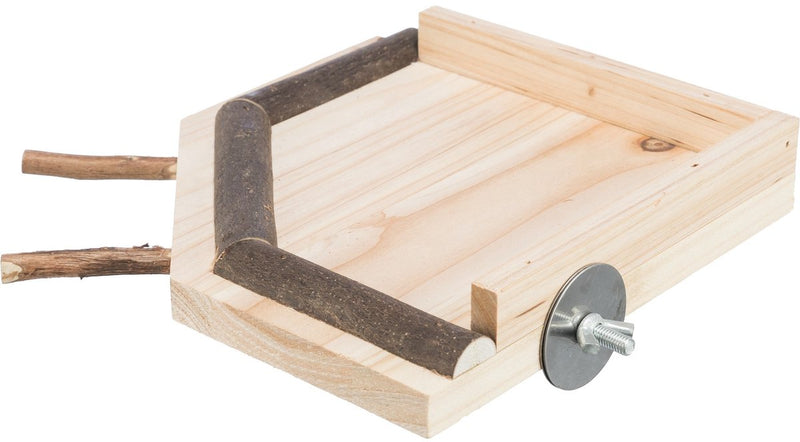 Load image into Gallery viewer, Trixie landingsplaats met zitstokken hout naturel
