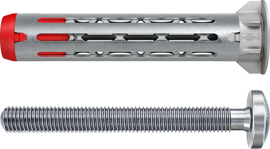 Fischer hollewandplug duohm 5×55 s ph tx - universele hollewandplug met torx bolkopschroef - 25 stuks