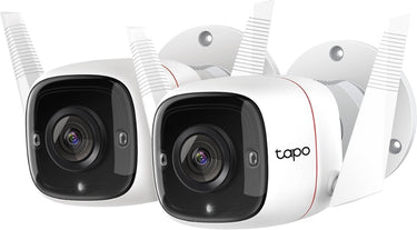 Tp-link tapo c310 beveiligingscamera buiten - 2k - sterrenlicht-nachtzicht home security wi-fi - wit - 2 pack