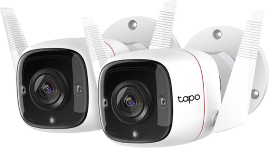 Tp-link tapo c310 beveiligingscamera buiten - 2k - sterrenlicht-nachtzicht home security wi-fi - wit - 2 pack