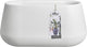 Elho pure cone long wheels 75 - grote plantenbak voor binnen en buiten - gemaakt van gerecycled plastic - l74.0 x h35.8 cm - wit