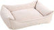 Flamingo orthopedische hondenmand – orthopedisch hondenbed – premium line – pure luxe hondenbed 80 x 67 x 22 cm – extra memory foam voor maximaal comfort – baldar mand beige