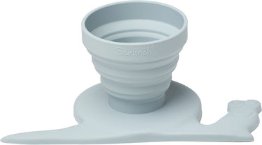 Scrunch regenwatermeter - blauw - opvouwbaar - recycleerbaar