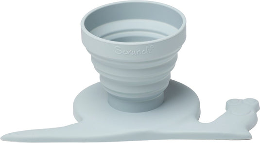 Scrunch regenwatermeter - blauw - opvouwbaar - recycleerbaar