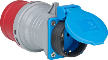 Brennenstuhl cee-adapter cee 400v 16a naar 230v 16a stopcontact met aardcontact