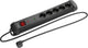 Lanberg verlengsnoer- stekkerdoos- sp1 5m 5x schuko outlets zwart sp1-05f-0500-bk