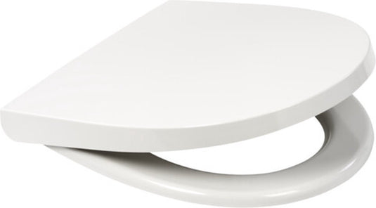 Plieger zano compact toiletbril - d-vorm wc bril - duroplast - wit - met deksel - softclose - quick release - geschikt voor geberit toilet