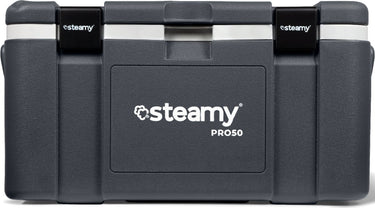 Steamy pro 50 - grote koelbox - extra goed geïsoleerd - 50 liter - grijs