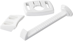 Jippie's jippie draaihaakjes voor kastjes en lades – babyveiligheid – 4 stuks – wit
