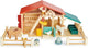 Weinand woodworks tender leaf toys speelset boerderij 51 x 38,5 cm hout 21-delig