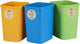 Curver set van 3x25l eco friendly scheidingsbakken