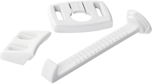 Jippie's jippie draaihaakjes voor kastjes en lades – babyveiligheid – 4 stuks – wit