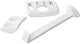 Jippie's jippie draaihaakjes voor kastjes en lades – babyveiligheid – 4 stuks – wit