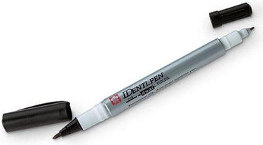 Sakura identi-pen dubbele punt zwart