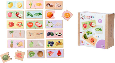 Eichhorn montessori educational puzzel roze