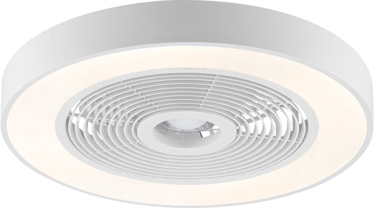 Brilliant catania - plafondventilator - led 40w - cct - 2700k-6500k - dimbaar - icrgb - nachtlicht - timer - afstandsbieding - wit