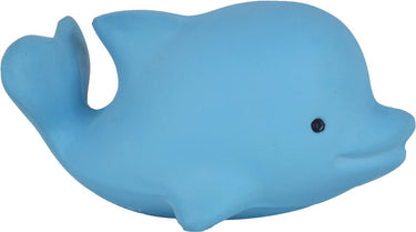 Tikiri mijn eerste oceaandiertje - dolfijn - natuurlijk rubber - met belletje - 0 jaar