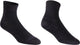 Bbb cycling fietssokken zwart - 2 paar - lengte: 10cm - duurzame wielrensokken zomer - maat 39 43 - fietssokken heren en dames - combifeet bso-06