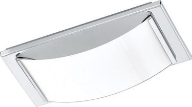 Eglo batholino wasao 1 - wand plafondlamp - 1 lichts - chroom - wit