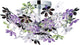 Rl live your light reality flower - plafondlamp - chroom - excl. 4x e14 4w - diameter 560 mm - chroom - multi kleurige en heldere blaadjes
