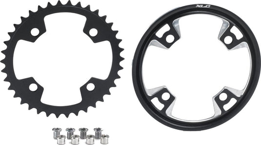 Xlc cr-e02 kettingblad - bosch e-bike - 38 tanden - aluminium - zwart zilver