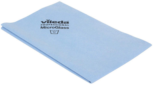 Vileda microglass glazendoek - blauw