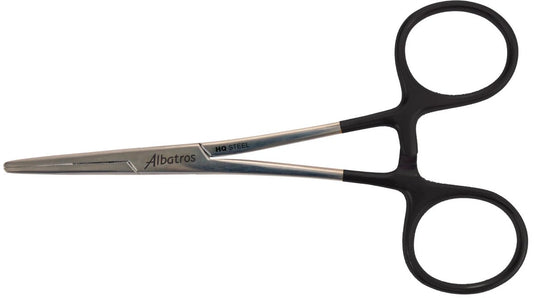 Albatros adertang recht - professionele roestvrijstalen tang voor precisiewerk bij vissen 12cm