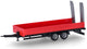 Herpa dieplader tandemanhanger, rood