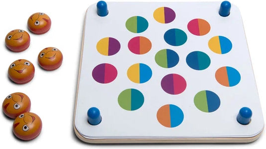 Bs toys memo-spel memo vissen - kinder speelgoed - 26x26 cm - hout karton - 20-delig - memo - educatief speelgoed - vanaf 3 jaar