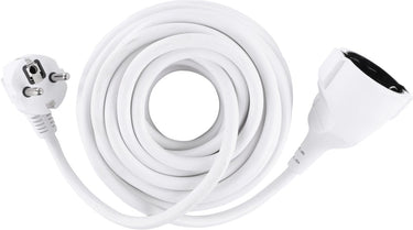 Q-link verlengsnoer - randaarde - h05vv-f - 3 x 1.5 mmâ² - wit - 10 m