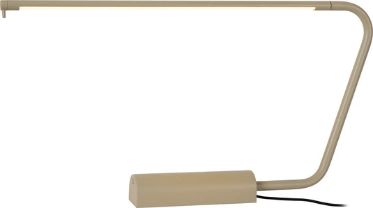 Lucide madison - bureaulamp - led dimbaar - 1x6,5w 2700k - taupe