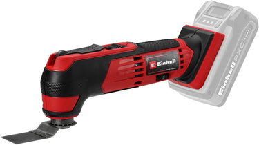 Einhell accu multitool te-mg 18 1 li solo - power x-change - 18 v li-ion - incl. 9x schuurpapier en 3 verschillende zaagbladen - excl. accu en lader
