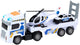 Eddy toys gearbox politie vrachtwagen set - politieauto, helikopter en vrachtwagen