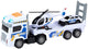 Eddy toys gearbox politie vrachtwagen set - politieauto, helikopter en vrachtwagen