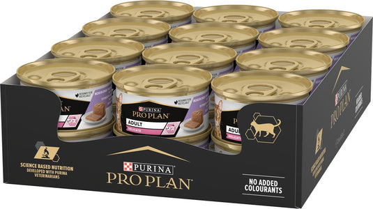 Pro plan delicate mousse - kattenvoer natvoer - kalkoen - 24 x 85 g