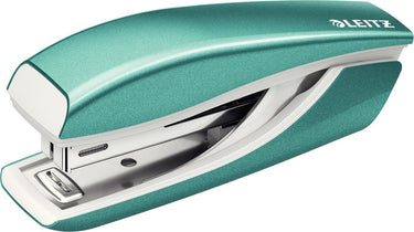 Leitz wow mini nietmachine - inclusief nietjes - tot 10 vellen - ijsblauw