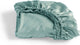 Cinderella - sundays - hoeslaken - tot 25 cm matrashoogte - satijn - 90x220 cm - mineraal groen