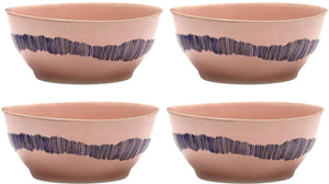 Serax - ottolenghi feast - kom s - roze blauw - 16 ø - 4 stuks