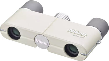 Nikon 4x10 compacte verrekijker - kleur ivory white