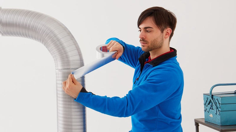Load image into Gallery viewer, Tesa professional - aluminium repartape - 25m x 50mm - snel verwijderbaar

