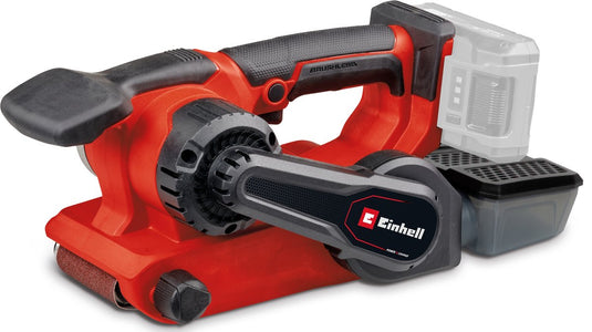 Einhell professional accu bandschuurmachine tp-bs 18 457 li bl solo - power x-change - 18 v li-ion - koolborstelloze motor - schuuroppervlak: 126x75 mm - bandgrootte: 457x75 mm - incl. 3x schuurband (k80) - excl. accu en lader